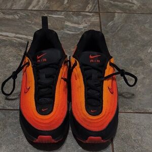 Nike Air Gradient Orange and Black Sneakers